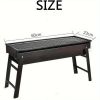 1PC, portable barbecue grill, folding barbecue grill, outdoor camping, hiking, picnic trip