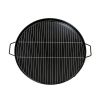 23 Inch Outdoor Fire Pit, Durable Wood Burning Fireplace Bowl with Grill Rack for Patio Garden, Backyard, Porch , Camping, BBQ, Picnic Bonfire