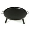 23 Inch Outdoor Fire Pit, Durable Wood Burning Fireplace Bowl with Grill Rack for Patio Garden, Backyard, Porch , Camping, BBQ, Picnic Bonfire