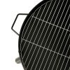23 Inch Outdoor Fire Pit, Durable Wood Burning Fireplace Bowl with Grill Rack for Patio Garden, Backyard, Porch , Camping, BBQ, Picnic Bonfire